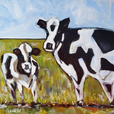 ציור מקורי: ציור זוגי צבעוני ואימפרסיוניסטי בשם 