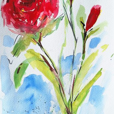 ציור מקורי: ציור בצבעי מים 