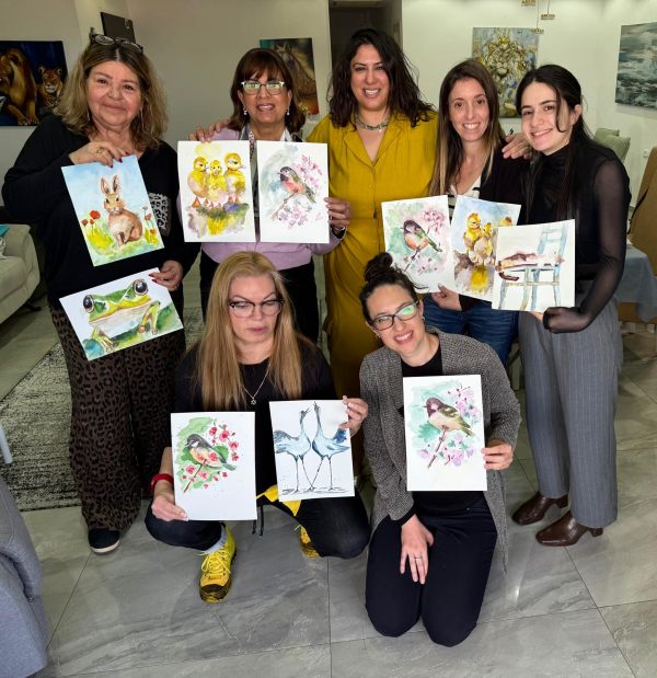 ⁦חוג ציור למבוגרים ברמלה – חוגים מקצועיים⁩ – תמונה ⁦5⁩