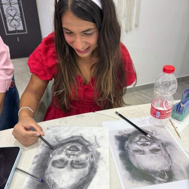 קורס ברישום ציור ציור דיוקן בפחם