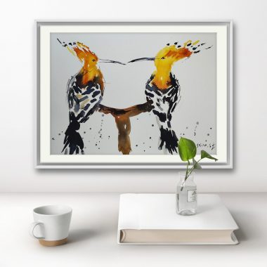 ציור מקורי: תמונה ממוסגרת של אמנות טבע בשם 