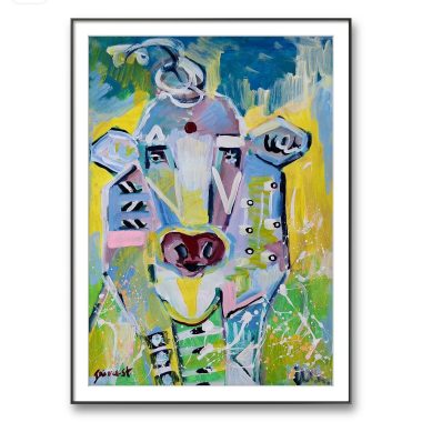 ציור מקורי: היצירה הממוסגרת 