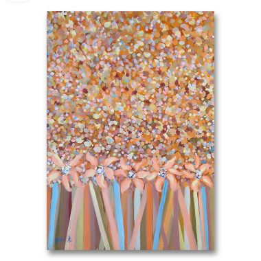 ציור מקורי: ציור אקריליק על בד בעבודת יד זה, שכותרתו 