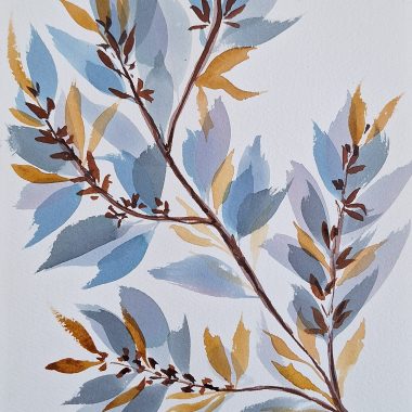 ציור מקורי: ציור עדין בצבעי מים בשם 