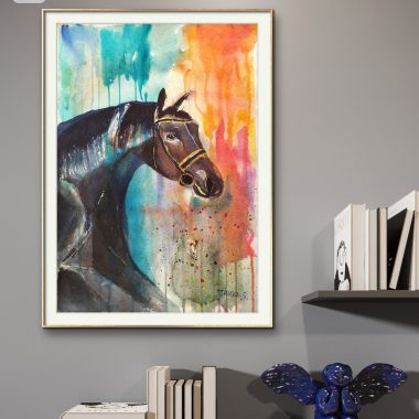 ציור מקורי: הוסיפו אנרגיה תוססת לחלל שלכם עם 