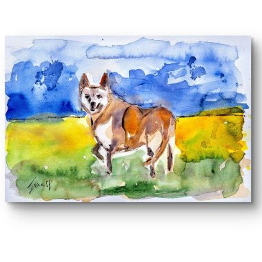 ציור מקורי: ציור מקורי בצבעי מים, 